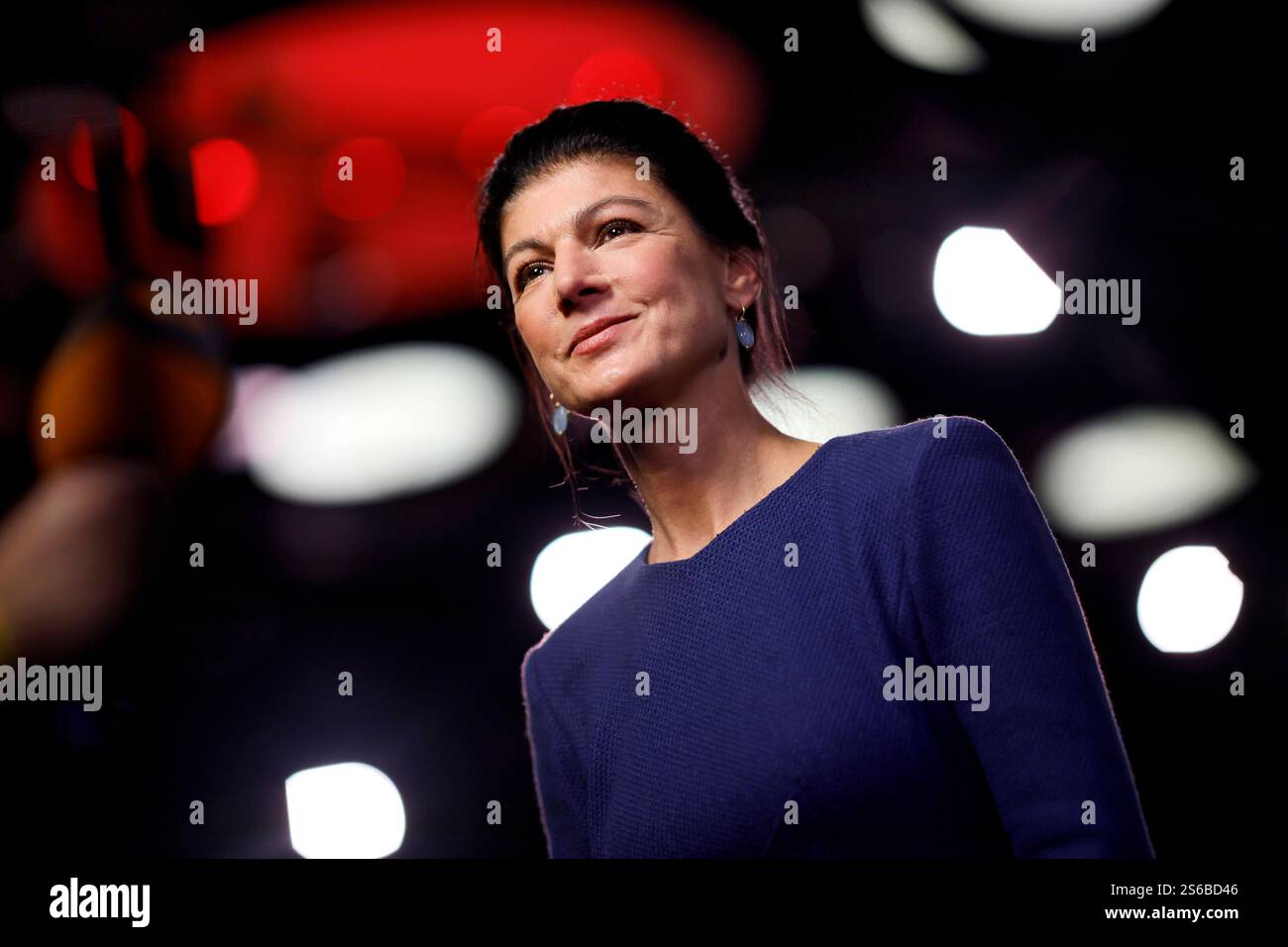 Politikerin Sahra Wagenknecht BSW auf dem Bundesparteitag der Partei Bündnis Sahra Wagenknecht BSW im World Conference Center à Bonn. Bonn, 12.01.2025 NRW Deutschland *** femme politique Sahra Wagenknecht BSW à la conférence fédérale du parti Alliance Sahra Wagenknecht BSW au Centre de conférences mondial de Bonn Bonn, 12 01 2025 NRW Allemagne Copyright : xChristophxHardtx Banque D'Images