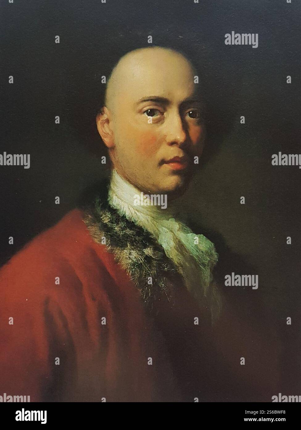 George Desmarées självporträtt. Banque D'Images