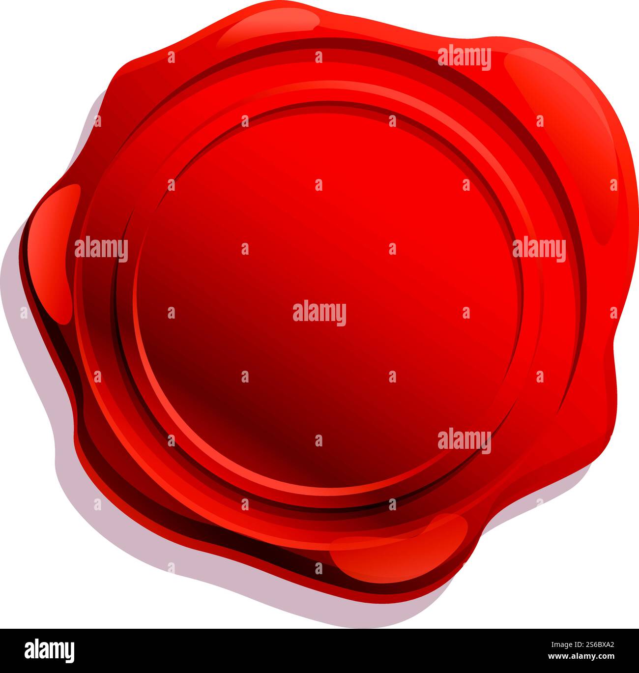 Icône de sceau de cire de mariage. Dessin animé de l'icône de vecteur de sceau de cire de mariage pour la conception de Web isolé sur fond blanc. Icône de sceau de cire de mariage, style de bande dessinée Illustration de Vecteur