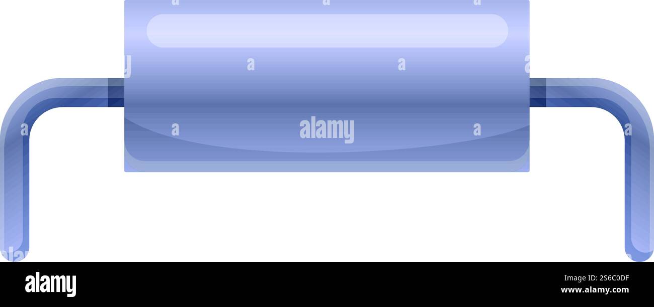 Icône de condensateur industriel. Dessin animé de l'icône de vecteur de condensateur d'industrie pour la conception de Web isolé sur fond blanc. Icône de condensateur de l'industrie, style de dessin animé Illustration de Vecteur