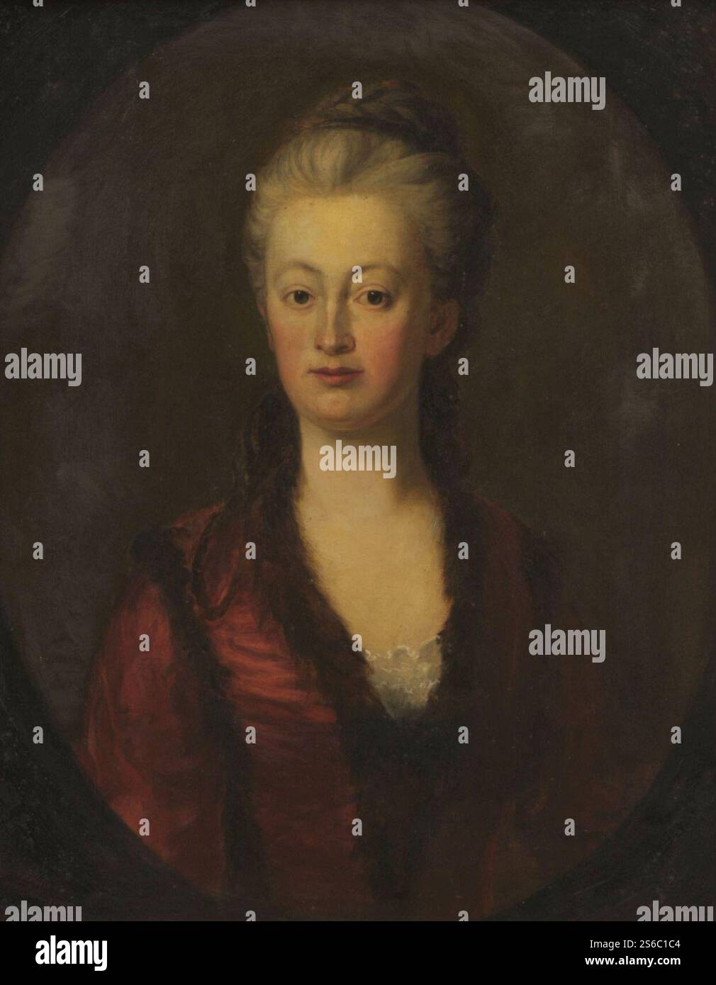 George Desmarées - Marie Eleonora Liechtenstein, roz. Oettingen-Spielberg. Banque D'Images