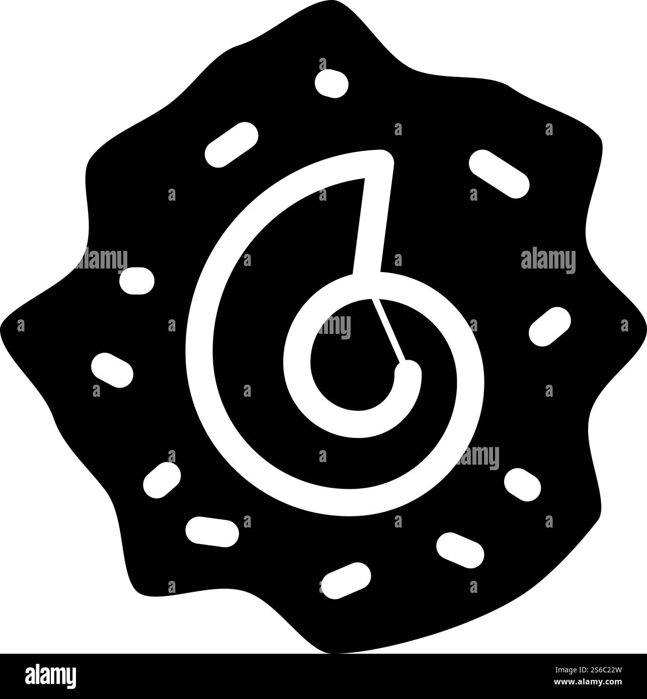 vecteur d'icône de glyphe de leçon de sciences naturelles. signe de leçon de sciences naturelles. illustration noire du symbole de contour isolé. illustration vectorielle d'icône de glyphe de leçon de sciences naturelles Illustration de Vecteur