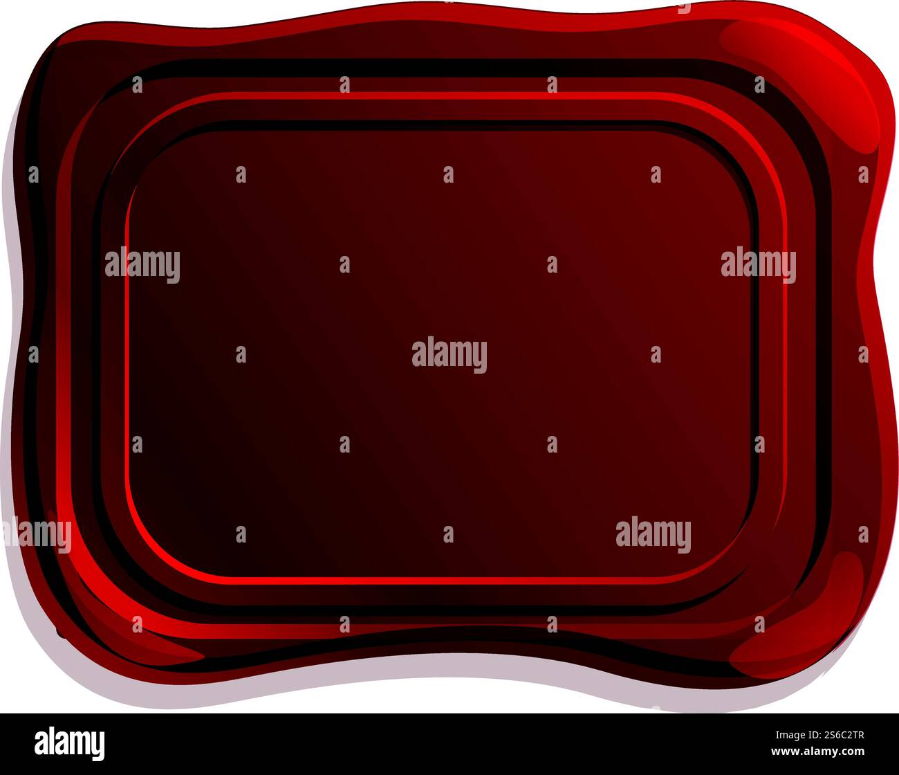 Icône de vieux sceau de cire. Dessin animé de l'icône de vecteur de vieux sceau de cire pour la conception de Web isolé sur fond blanc. Vieille icône de sceau de cire, style de bande dessinée Illustration de Vecteur