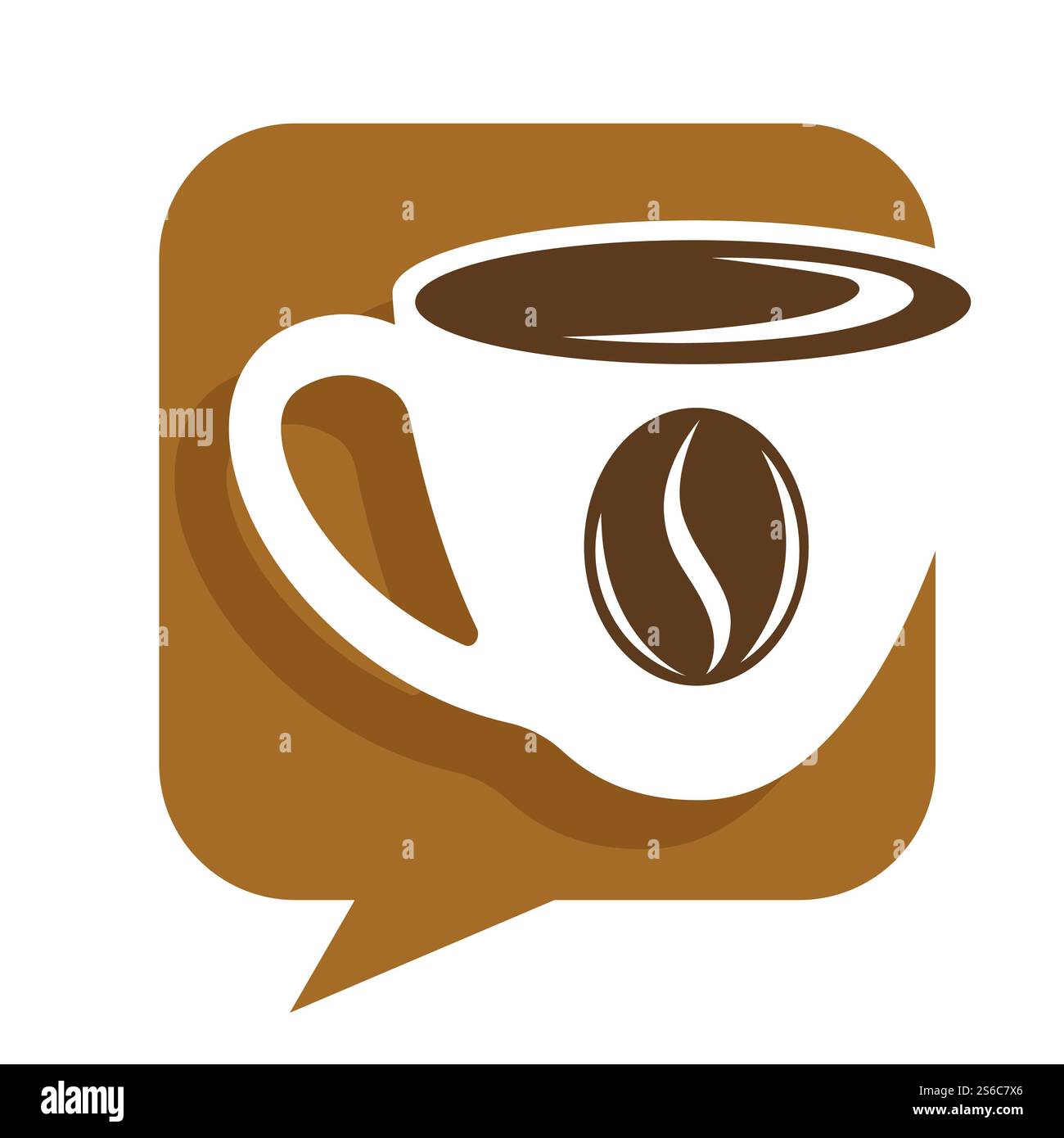 Boisson chaude dans la tasse et le café de grain ou la maison isolé vecteur d'icône énergique boisson brassant café ou bar et restaurant ou cafétéria haricots biologiques frais, et emblème ou logo brun d'ingrédient de café. Boisson chaude maison de café dans la tasse et l'icône isolée de haricot Illustration de Vecteur