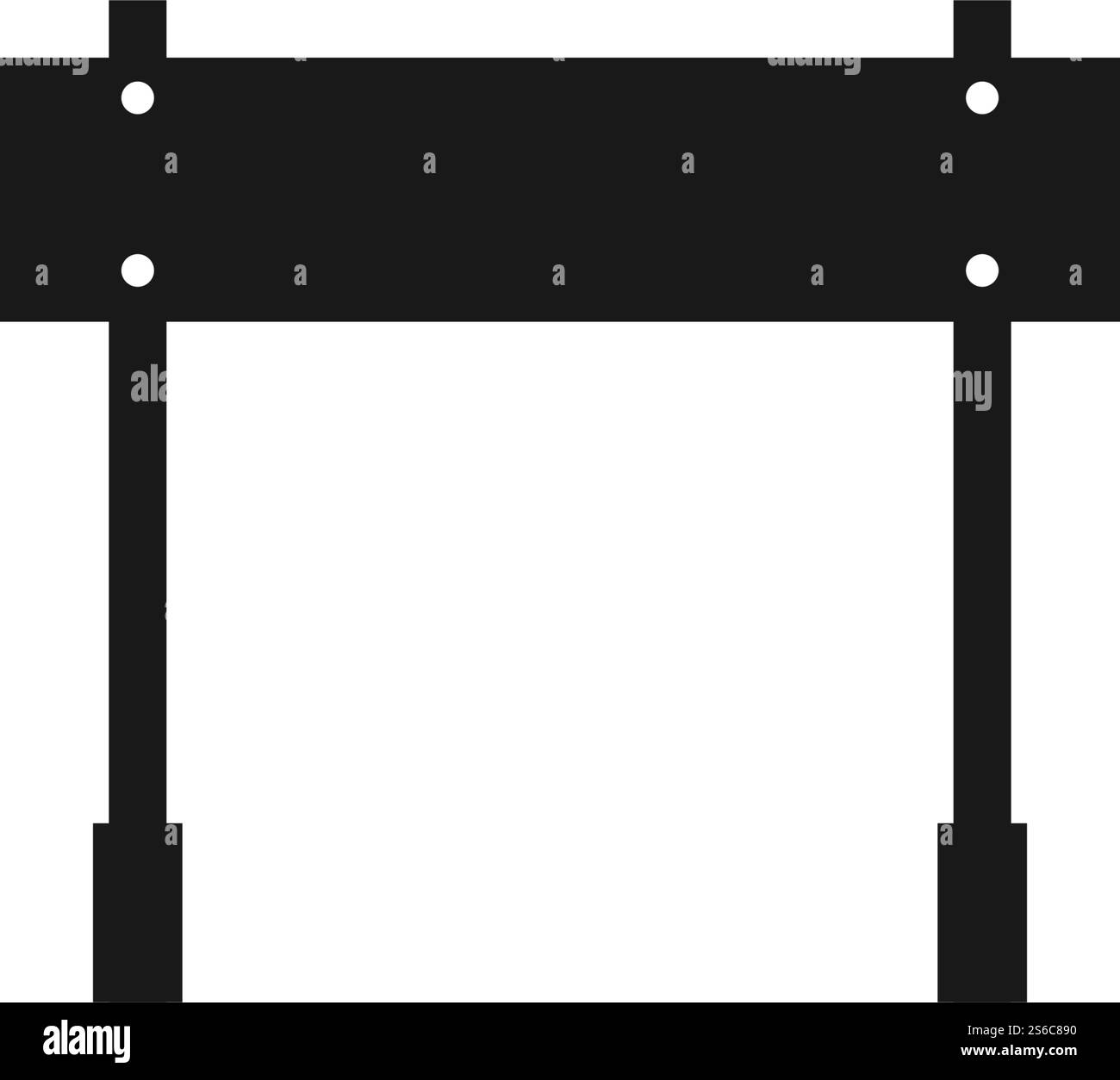 Vecteur de conception plate d'icône de panneau routier Illustration de Vecteur