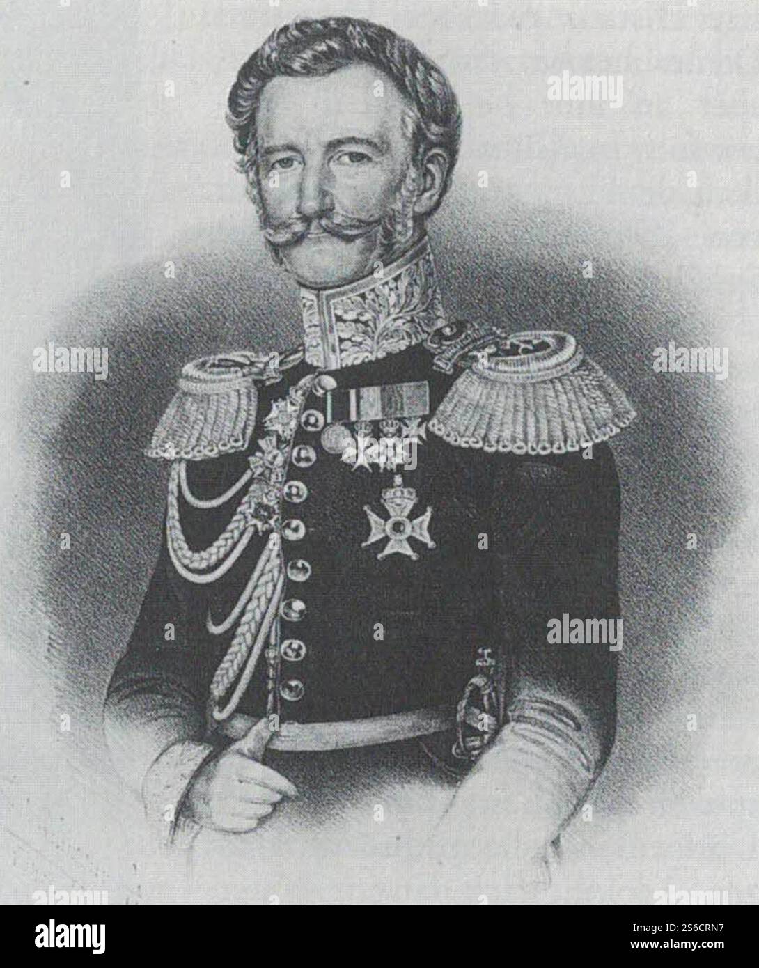 Generalleutnant Friedrich Freiherr von Preen (1757-1856) Banque D'Images
