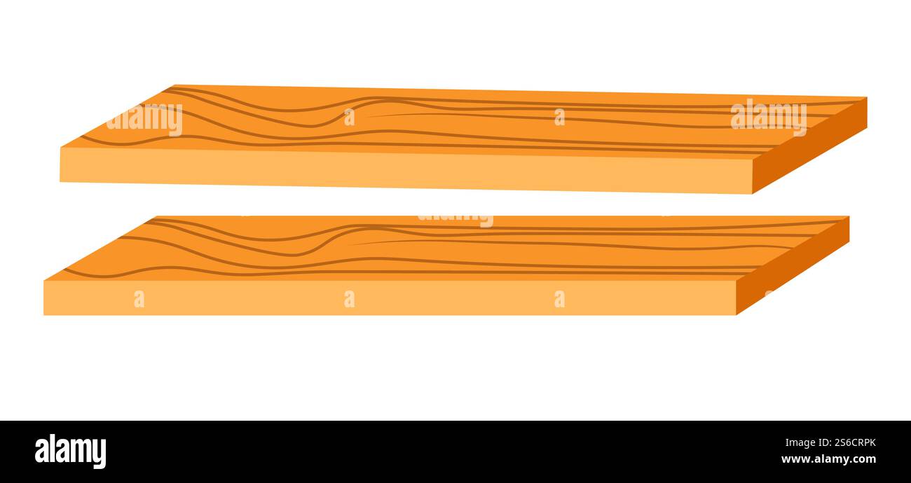 Planches de plancher en bois icônes isolées, planches de stratifié ou de parquet, vecteur de matériaux de réparation de travaux. Panneaux de construction, revêtements de sol ou revêtements, bois ou bois d'œuvre. Placages ou décoration intérieure de maison. Planches de stratifié ou de parquet, revêtement de sol en bois icônes isolées Illustration de Vecteur