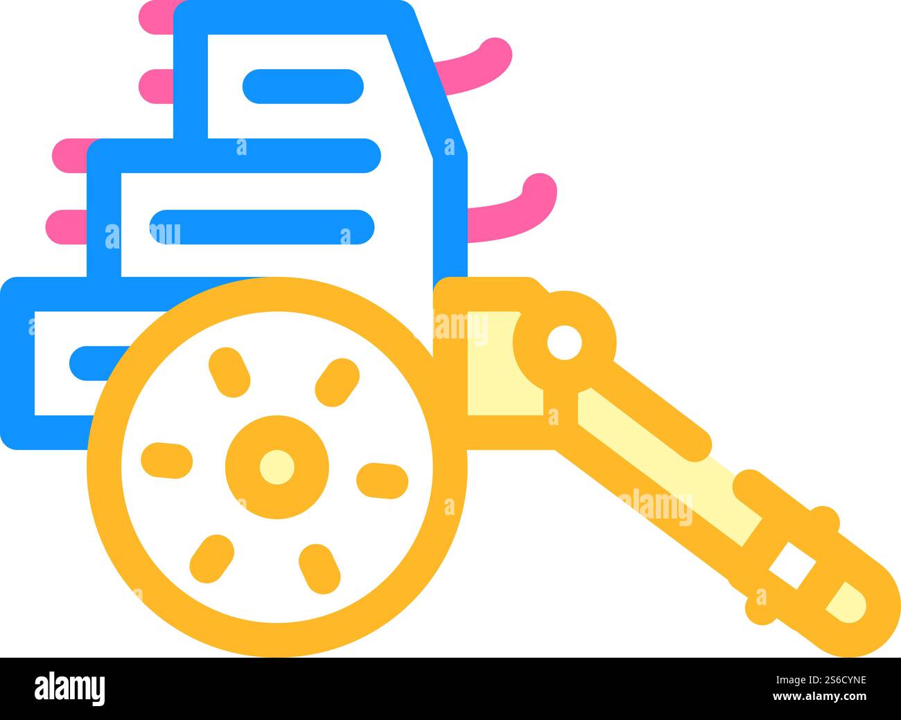 vecteur d'icône de couleur de pistolet antique d'organe. signe antique d'orgue de pistolet. illustration de symbole isolé. illustration vectorielle d'icône de couleur de pistolet antique d'orgue Illustration de Vecteur