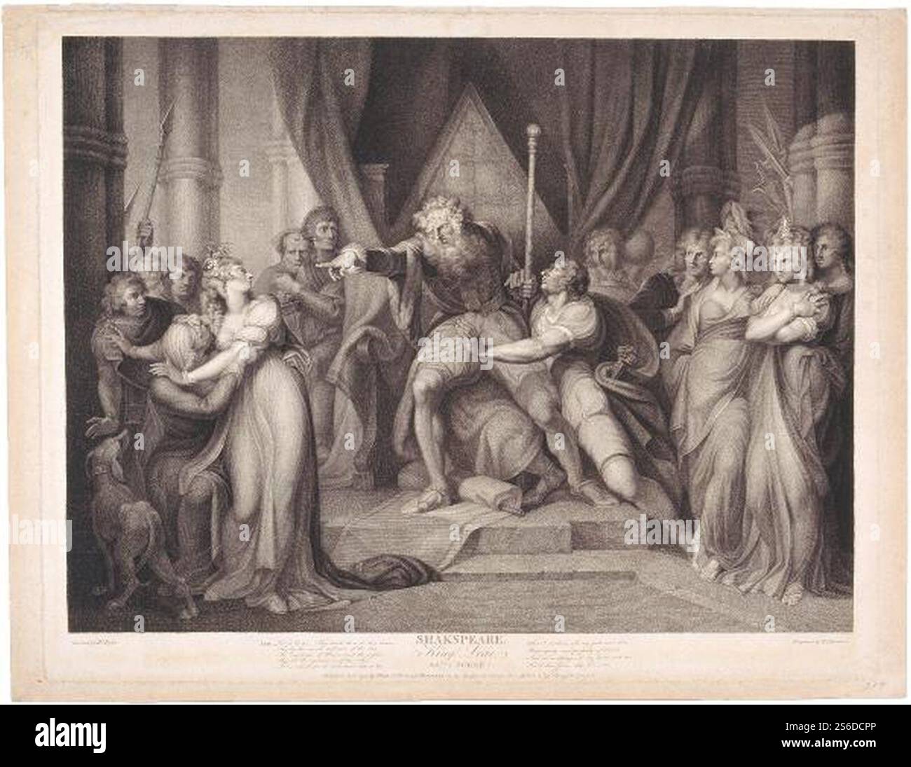Fuseli - Kühleborn erschreckt Bertalda. Friedrich de la Motte-Fouqué, Undine, 13. Kapitel, Z.19400019. Banque D'Images