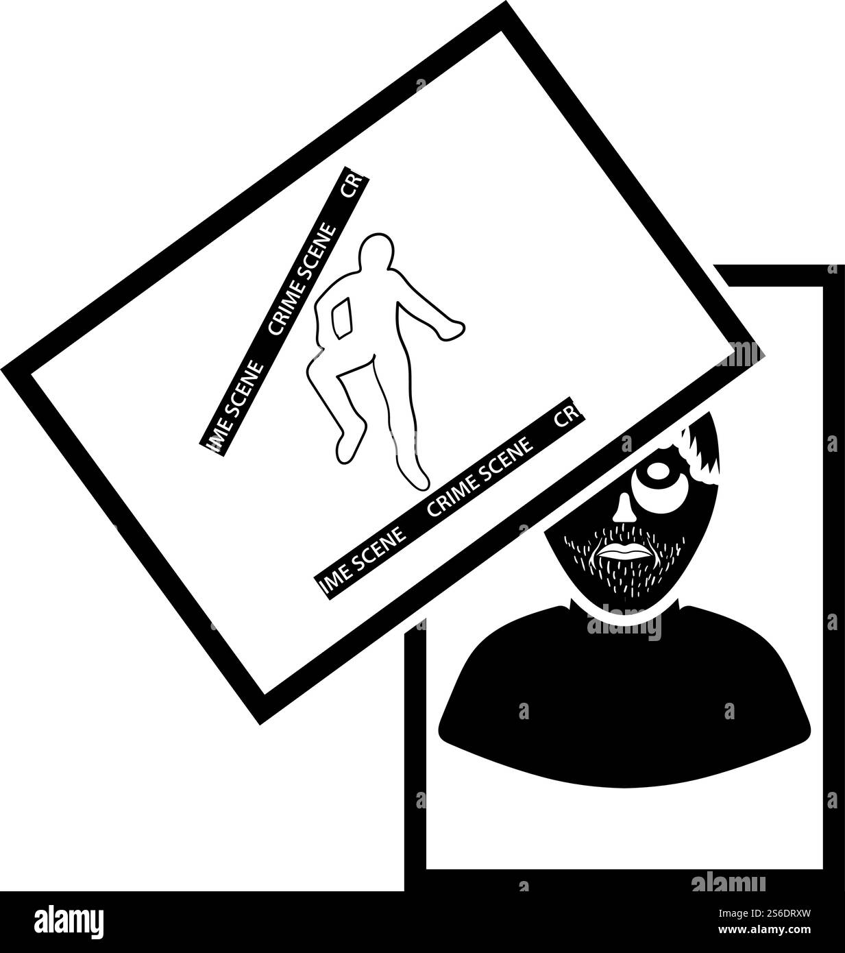 Icône de preuve de photographie. Motif de glyphe noir. Illustration vectorielle. Illustration de Vecteur