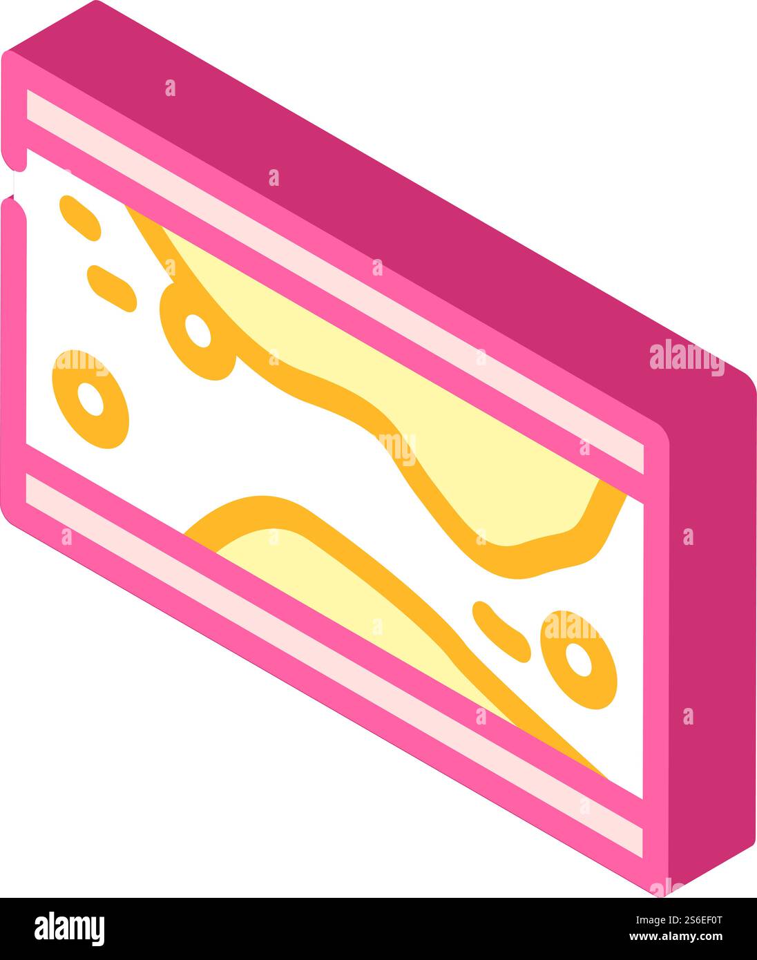 formation de plaques de cholestérol dans un vecteur iconique isométrique artériel. formation de plaques de cholestérol dans le signe artériel. illustration de symbole isolé. formation de plaques de cholestérol dans l'illustration vectorielle isométrique de l'artère Illustration de Vecteur