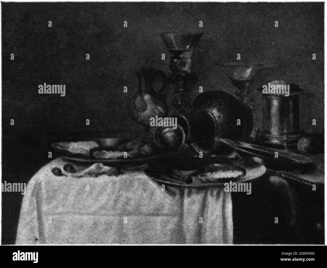 Gerrit Willemsz Heda - nature morte avec flacon de parfum. Banque D'Images