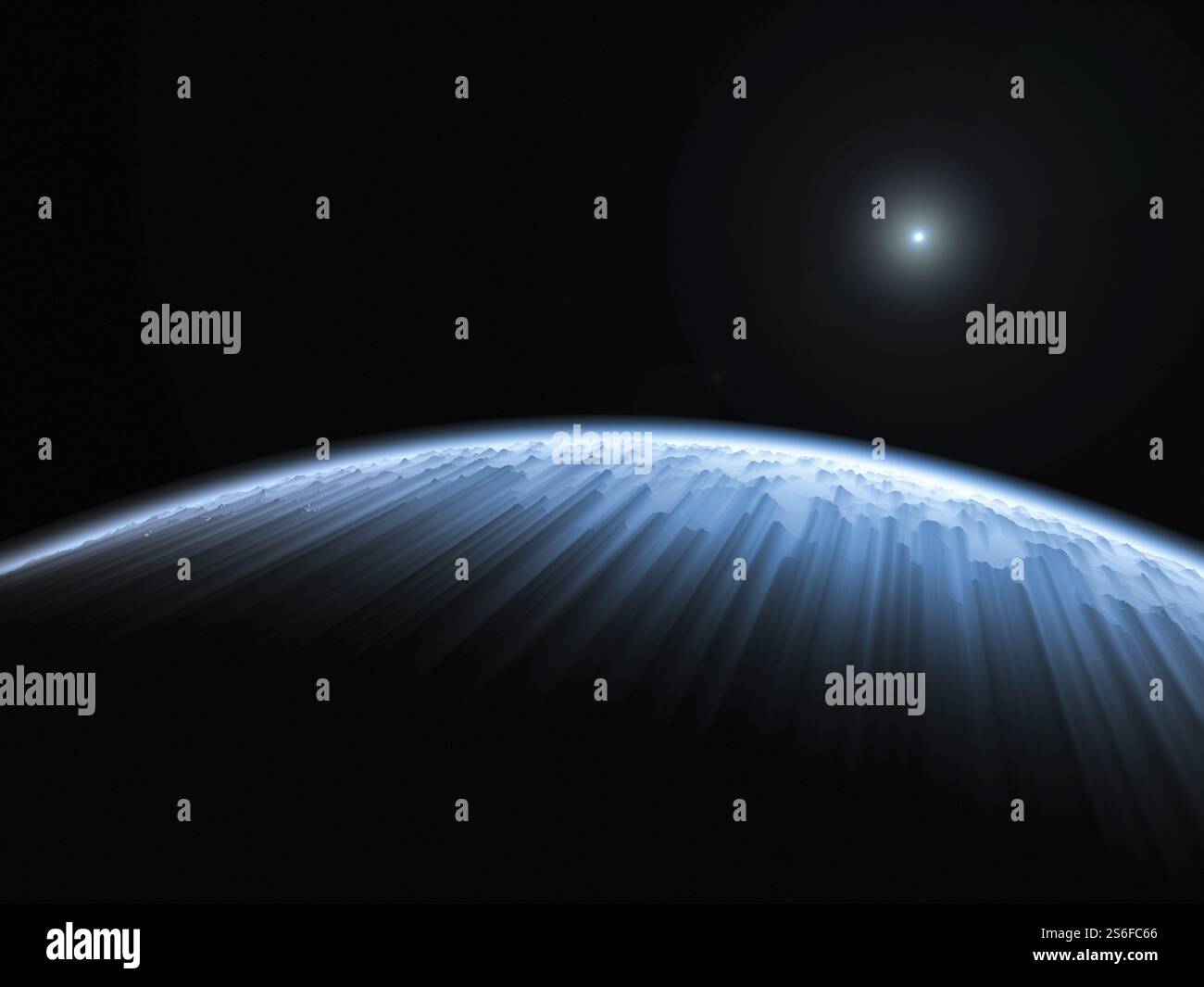 L'image d'un espace profond planète background Banque D'Images