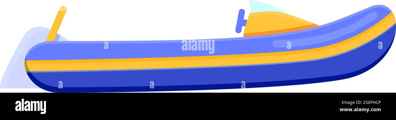 Icône du bateau de sauvetage Care. Dessin animé de l'icône vectorielle de bateau de sauvetage de soins pour la conception de Web isolé sur fond blanc. Icône de bateau de sauvetage de soins, style de bande dessinée Illustration de Vecteur
