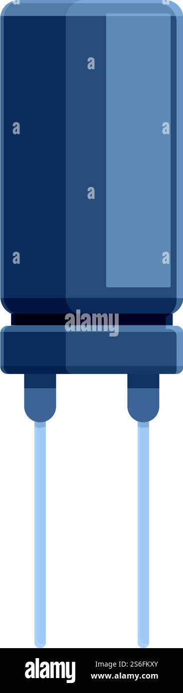 Icône de transistor. Dessin animé de l'icône de vecteur de transistor pour la conception de Web isolé sur fond blanc. Icône de transistor, style de dessin animé Illustration de Vecteur