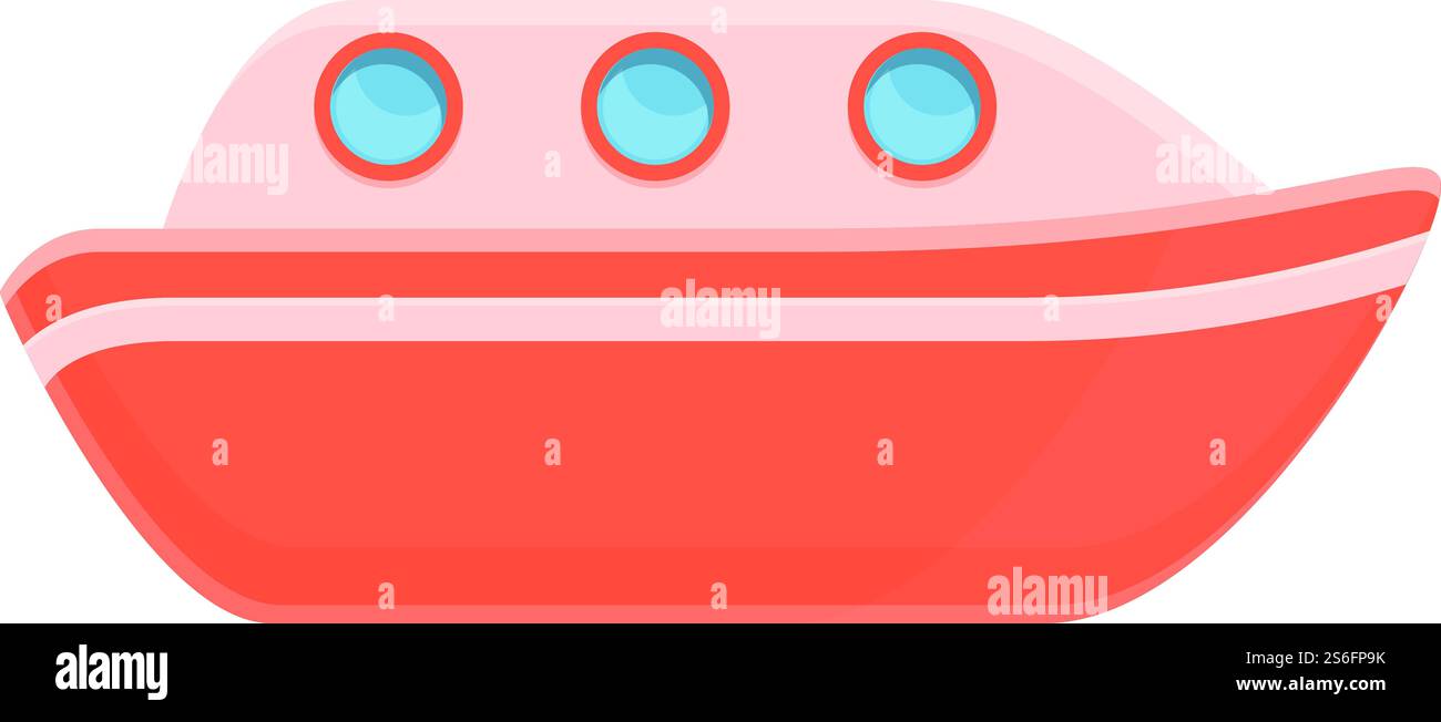 Icône bateau de sauvetage en cas d'accident. Dessin animé de l'icône vectorielle de bateau de sauvetage d'accident pour la conception de Web isolé sur fond blanc. Icône de bateau de sauvetage d'accident, style de bande dessinée Illustration de Vecteur