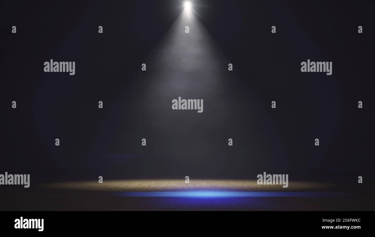 Une illustration 3d de fond de lumière de scène de humeur changeante Banque D'Images