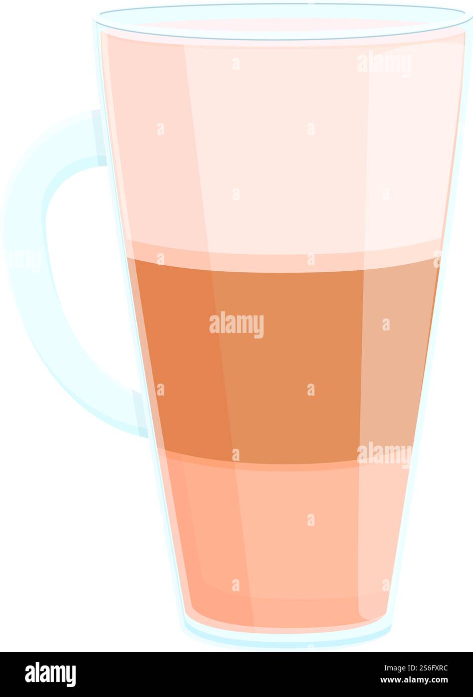 Icône Latte Sugar. Dessin animé de l'icône de vecteur de sucre latte pour la conception de Web isolé sur fond blanc. Icône de sucre latte, style de bande dessinée Illustration de Vecteur