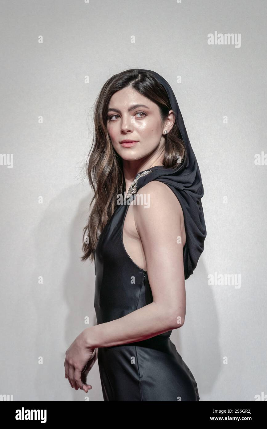 Monica Barbaro, qui incarne la chanteuse Joan Baez dans le film, assiste à la première britannique de « A Complete Unknown » au BFI Southbank. Banque D'Images