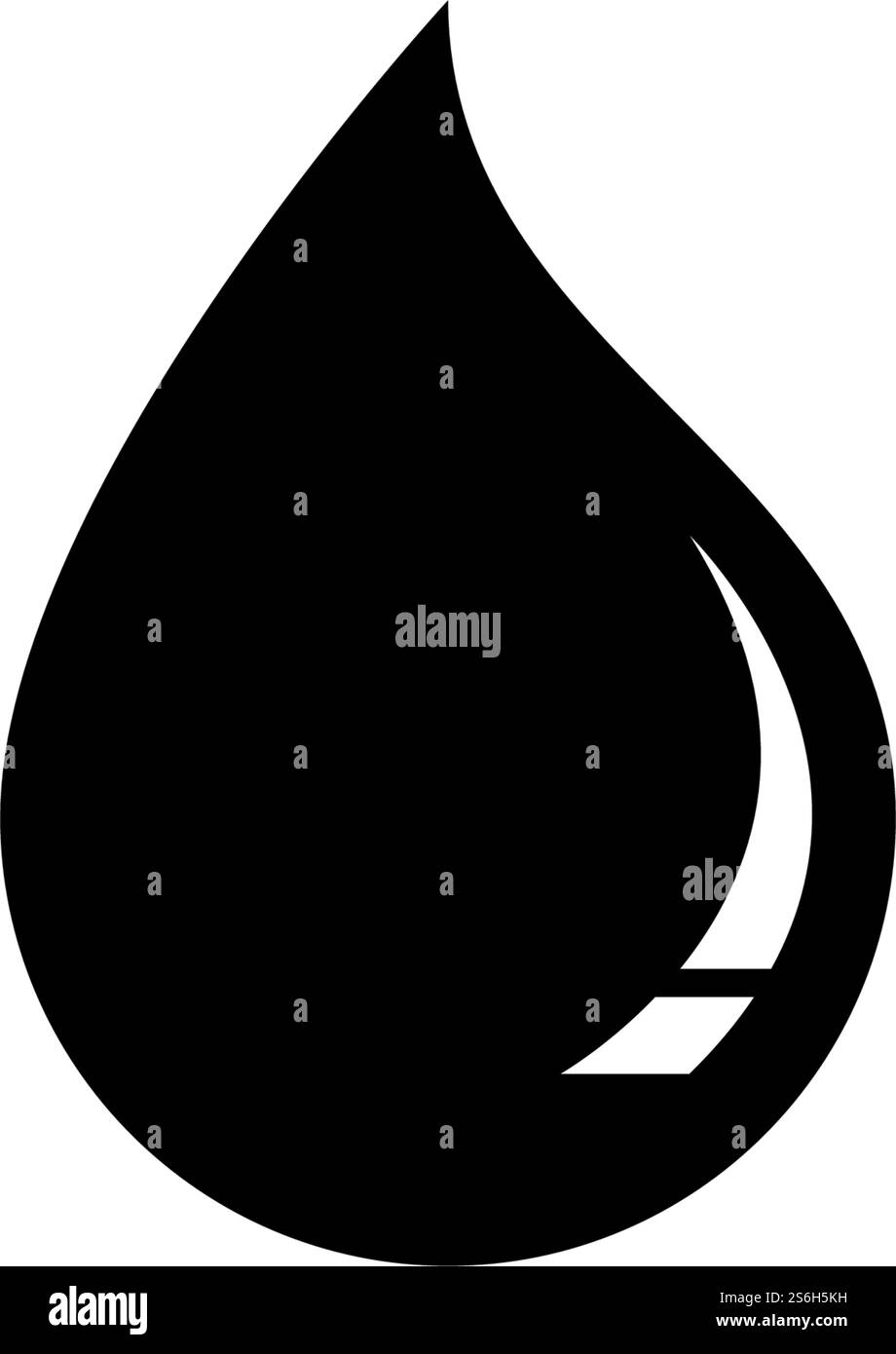 Goutte d'eau Modèle Logo vector illustration design Illustration de Vecteur