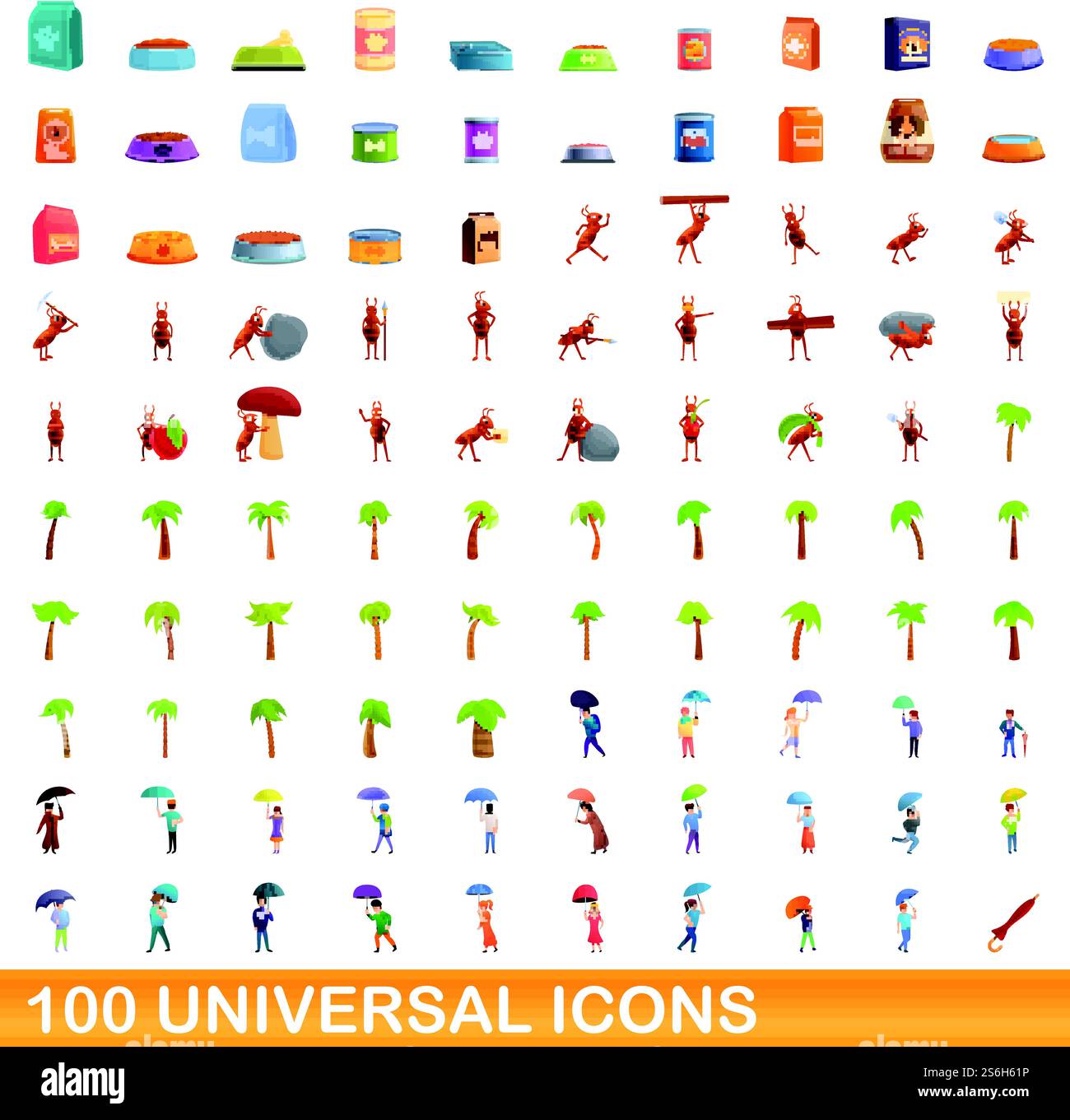 jeu d'icônes universelles de 100. Illustration de dessin animé de 100 icônes universelles ensemble de vecteur isolé sur fond blanc. 100 icônes universelles définies, style de dessin animé Illustration de Vecteur jeu d'icônes universelles de 100. Illustration de dessin animé de 100 icônes universelles ensemble de vecteur isolé sur fond blanc. 100 icônes universelles définies, style de dessin animé Illustration de Vecteur
