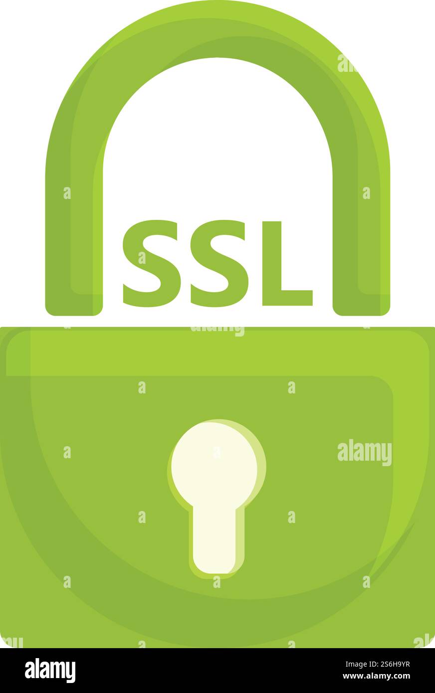 Icône analyser le certificat ssl. Dessin animé de l'icône de vecteur de certificat ssl Scan pour la conception Web isolé sur fond blanc. Icône de certificat ssl de numérisation, style cartoon Illustration de Vecteur