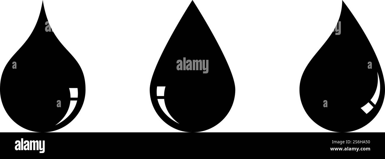 Logo de feuille d'eau naturelle et modèle de symbole Illustration de Vecteur