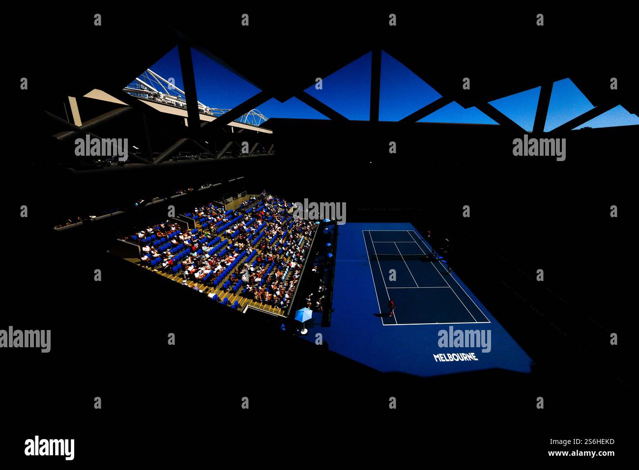 Melbourne, Australie, 17 janvier 2025. Margaret court Arena lors de l'Open d'Australie de tennis 2025 au Melbourne Park. (Photo de Frank Molter) / usage éditorial seulement! Banque D'Images