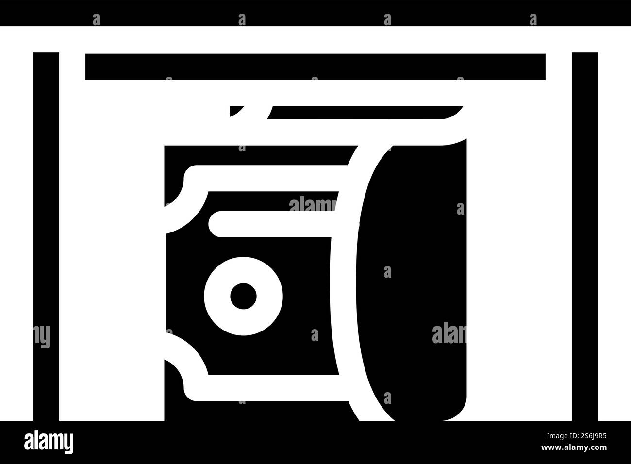 donner pot-de-vin vecteur d'icône de glyphe. donnez un signe de pot-de-vin. illustration noire du symbole de contour isolé. donner pot-de-vin illustration vectorielle d'icône de glyphe Illustration de Vecteur