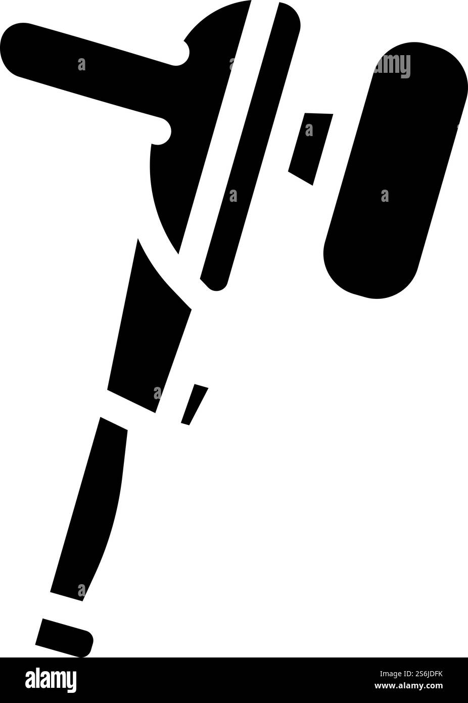 instrument électronique pour vecteur d'icône de glyphe de polissage de voiture. instrument électronique pour panneau de polissage de voiture. illustration noire du symbole de contour isolé. instrument électronique pour illustration vectorielle d'icône de glyphe de polissage de voiture Illustration de Vecteur