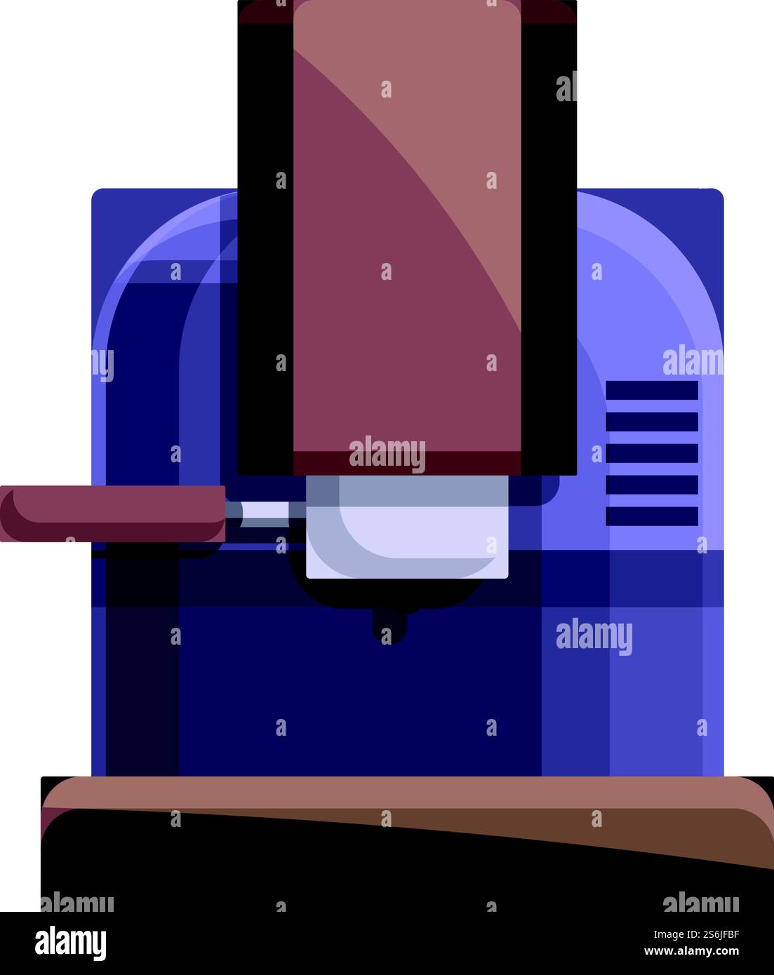 Icône de machine à café de barista. Dessin animé de l'icône vectorielle de machine à café Barista pour la conception Web isolé sur fond blanc. Icône de machine à café de barista, style de dessin animé Illustration de Vecteur