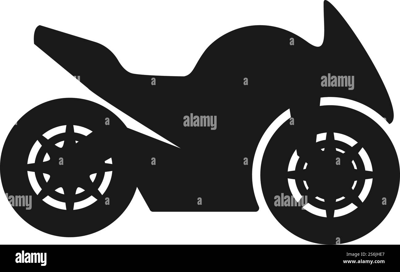 Vecteur de conception de logo de sport de moto Illustration de Vecteur