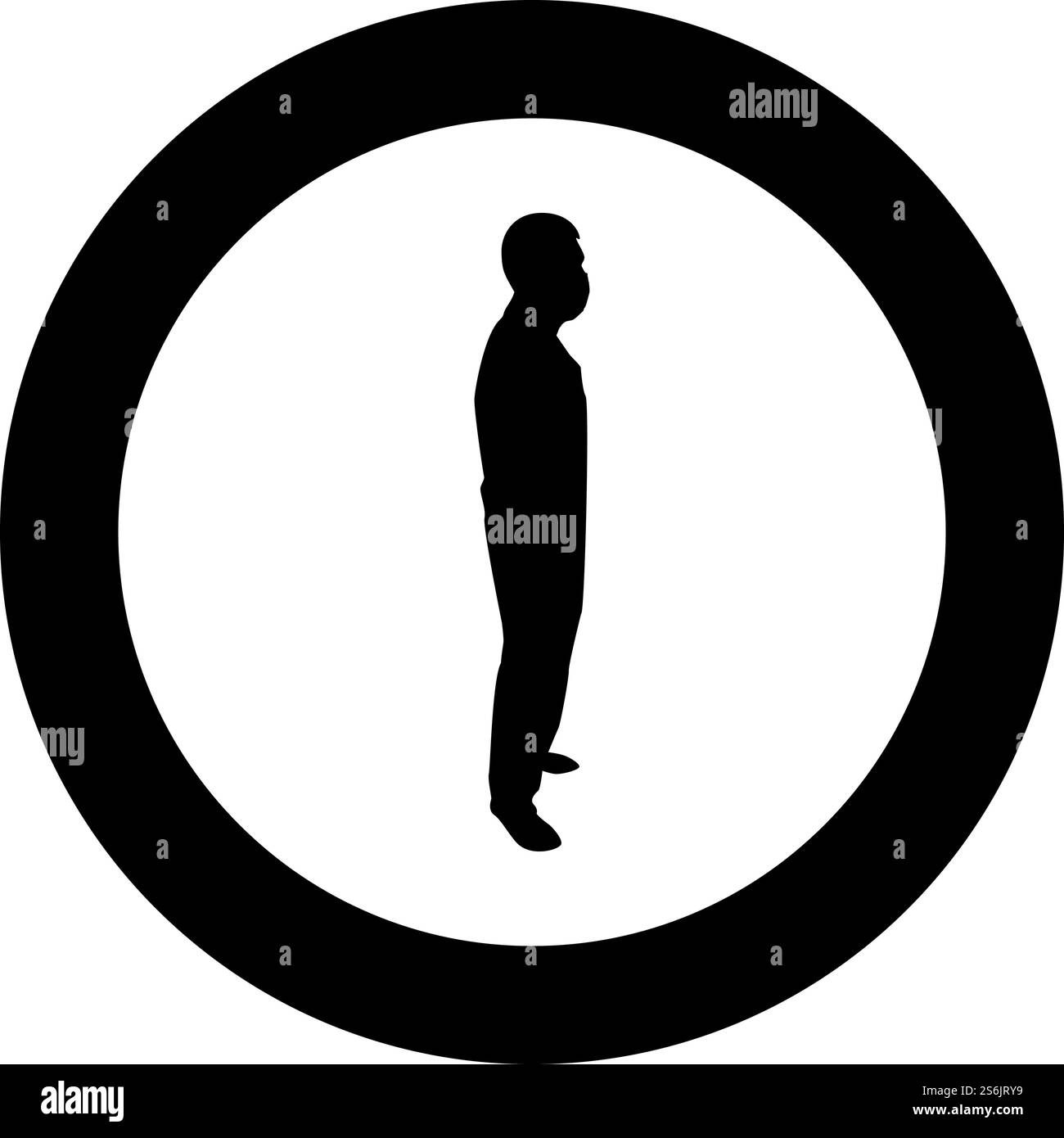 Homme dans le visage masque médical portant équipement de protection contre la poussière concept virus Coronavirus grippe grippe prévention quarantaine de prévention protéger de la pollution atmosphérique silhouette en cercle rond noir illustration vectorielle de couleur solide style simple. Homme dans le visage masque médical portant équipement de protection contre la poussière concept de virus Coronavirus grippe grippe prévention quarantaine de prévention protéger de la pollution atmosphérique silhouette en cercle rond noir illustration vectorielle de couleur solide image de style Illustration de Vecteur