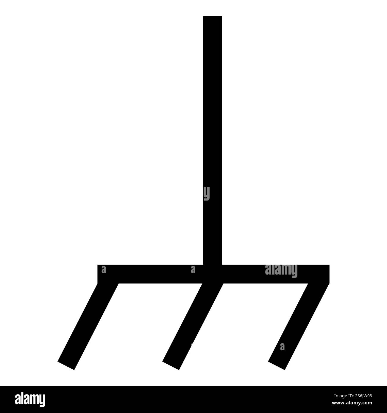 Symbole de châssis sur fond blanc Illustration de Vecteur