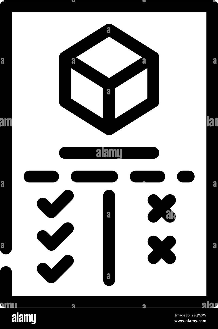 vecteur d'icône de ligne de production plus et moins d'analyse. signe d'analyse plus et moins de production. illustration noire du symbole de contour isolé. analyse plus et moins illustration vectorielle d'icône de ligne de production Illustration de Vecteur