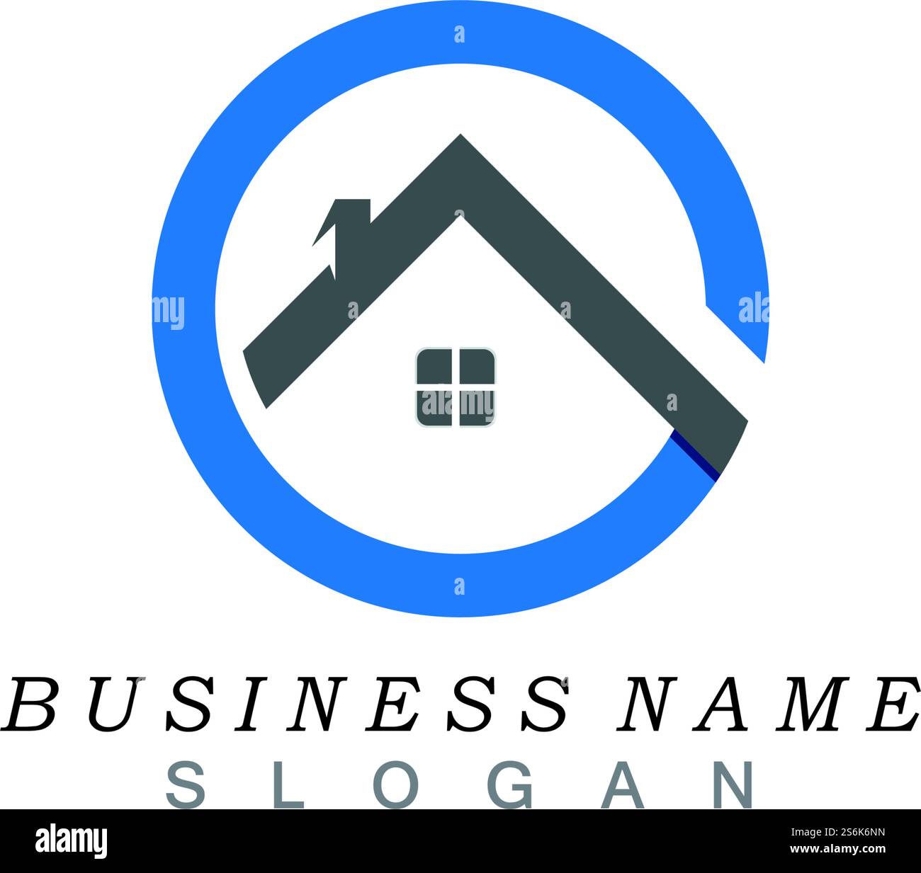 lettre g avec logo maison Illustration de Vecteur