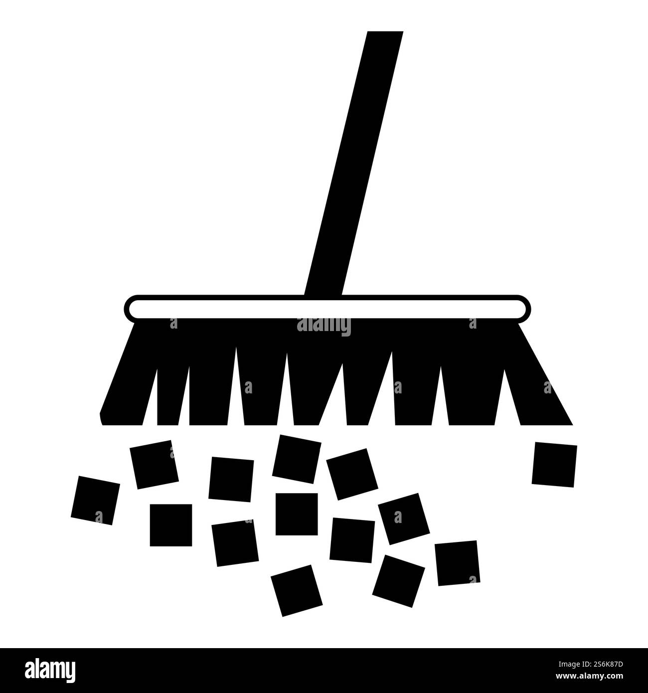 Étiquette de mise en garde éviter la création de poussière Illustration de Vecteur