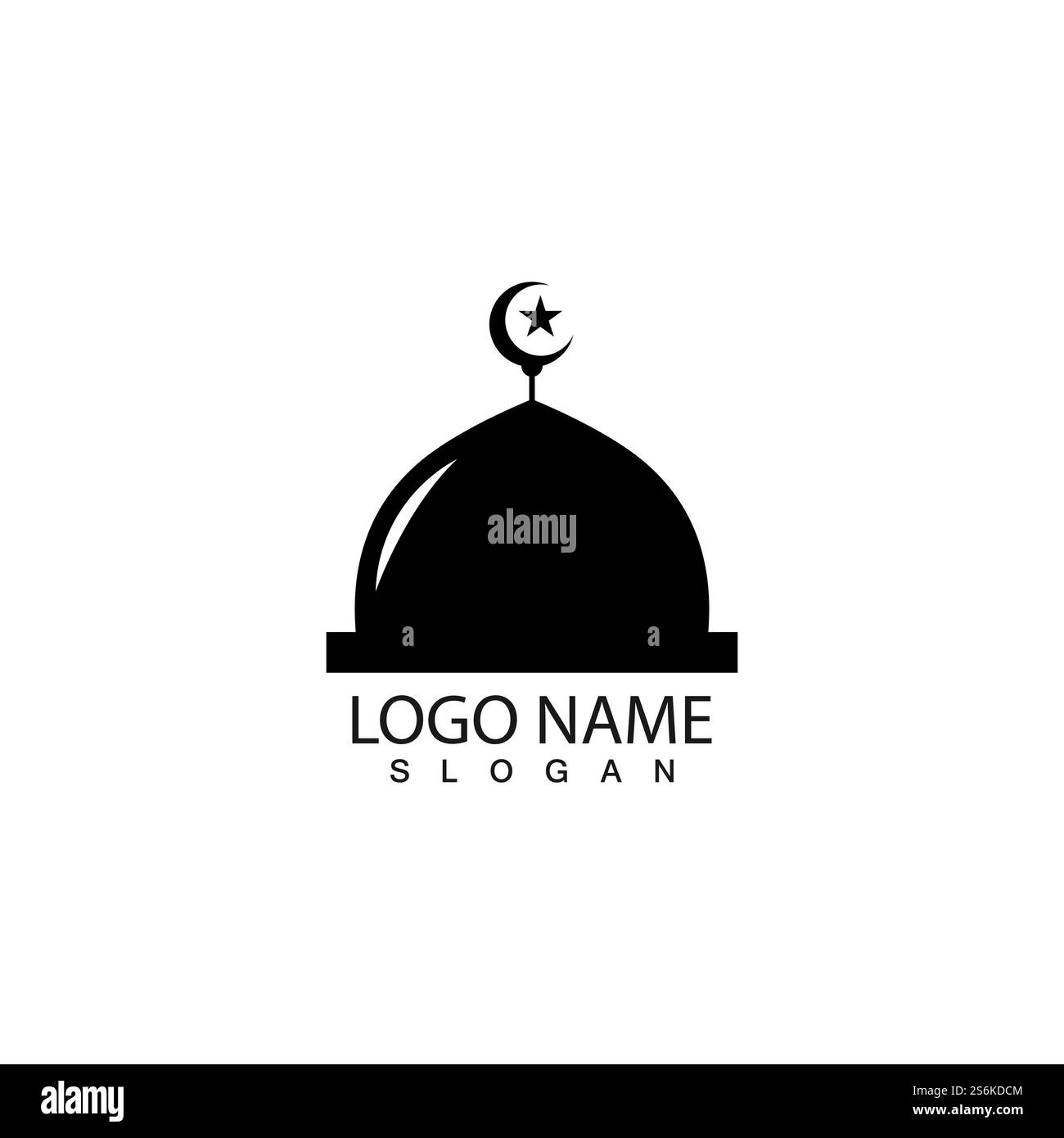 L'icône de la mosquée modèle de conception d'illustration vectorielle Illustration de Vecteur