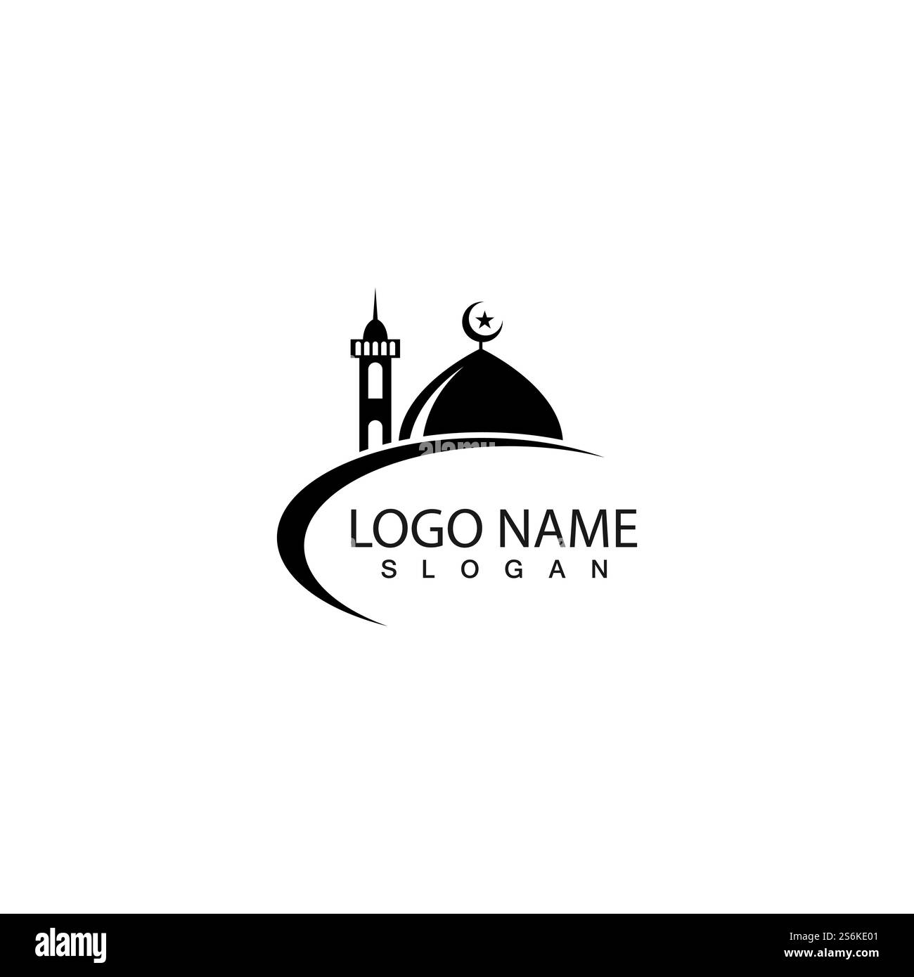 L'icône de la mosquée modèle de conception d'illustration vectorielle Illustration de Vecteur