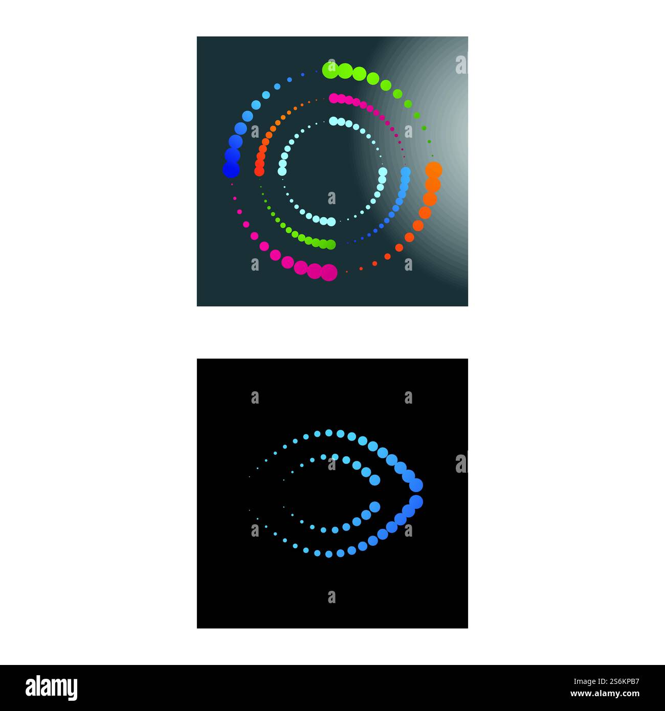 Cercle demi-teinte vecteur illustration design dots Illustration de Vecteur
