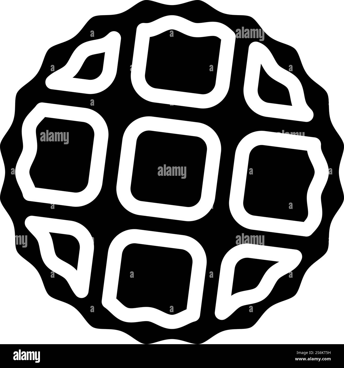 vecteur d'icône de glyphe de gâteau de dessert de belgique. panneau gaufres belges gâteau dessert. illustration noire du symbole de contour isolé. belgique gaufres gâteau dessert illustration vectorielle d'icône de glyphe Illustration de Vecteur