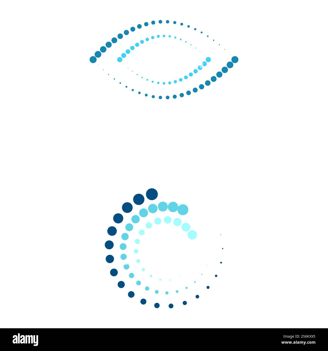 Cercle demi-teinte vecteur illustration design dots Illustration de Vecteur