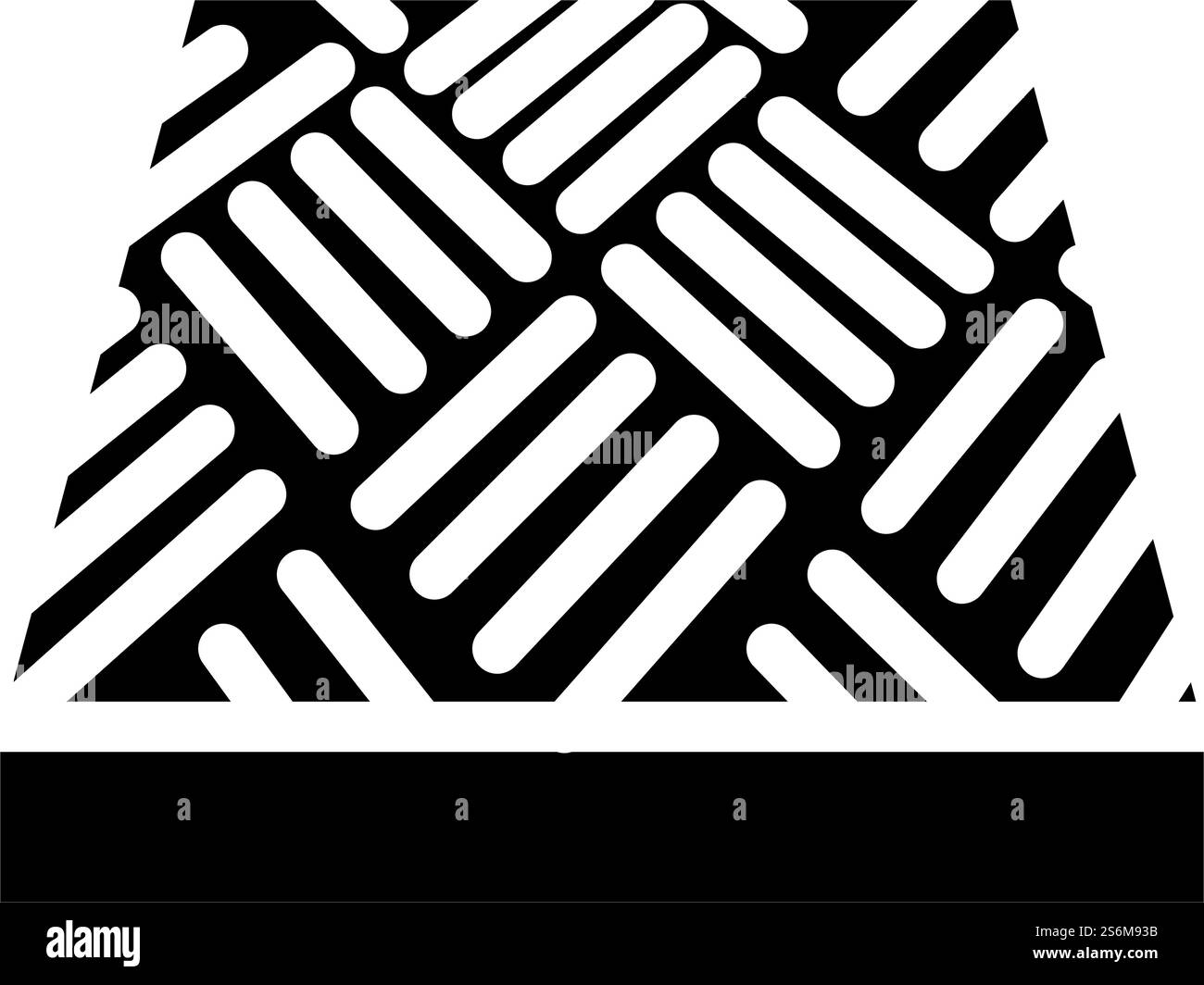 vecteur d'icône de glyphe de plancher antidérapant. panneau antidérapant pour revêtement de sol. illustration noire du symbole de contour isolé. illustration vectorielle d'icône de glyphe de plancher antidérapant Illustration de Vecteur