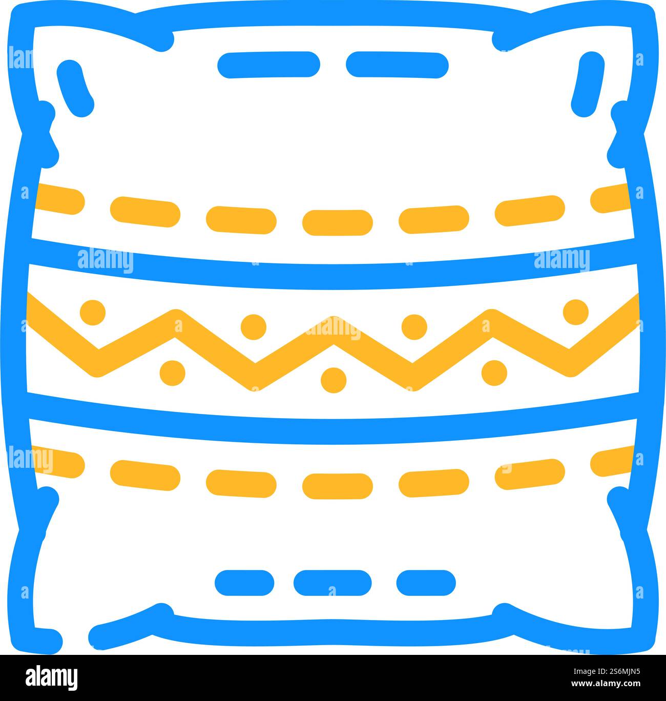 oreillers faisant vecteur d'icône de couleur. oreillers faisant signe. illustration de symbole isolé. oreillers faisant illustration vectorielle d'icône de couleur Illustration de Vecteur