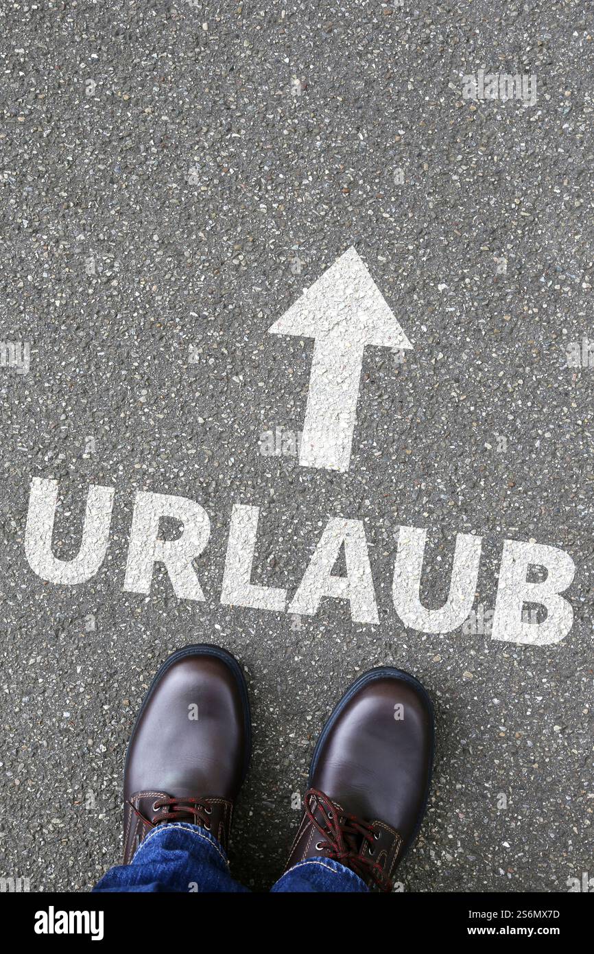 vacances détente temps loisir travail concept d'affaires détente Banque D'Images