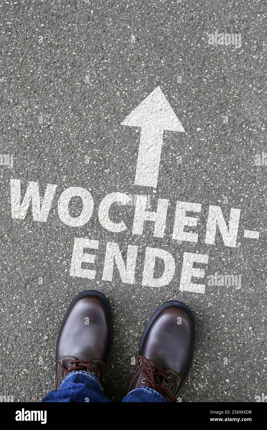 week-end détente temps libre travail loisirs personnes concept d'affaires détente Banque D'Images