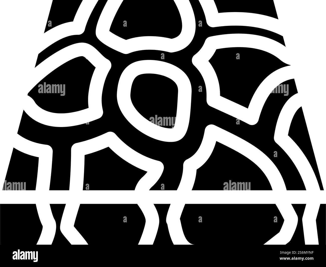 vecteur d'icône de glyphe de plancher de pierre. panneau de plancher en pierre. illustration noire du symbole de contour isolé. illustration vectorielle d'icône de glyphe de plancher de pierre Illustration de Vecteur