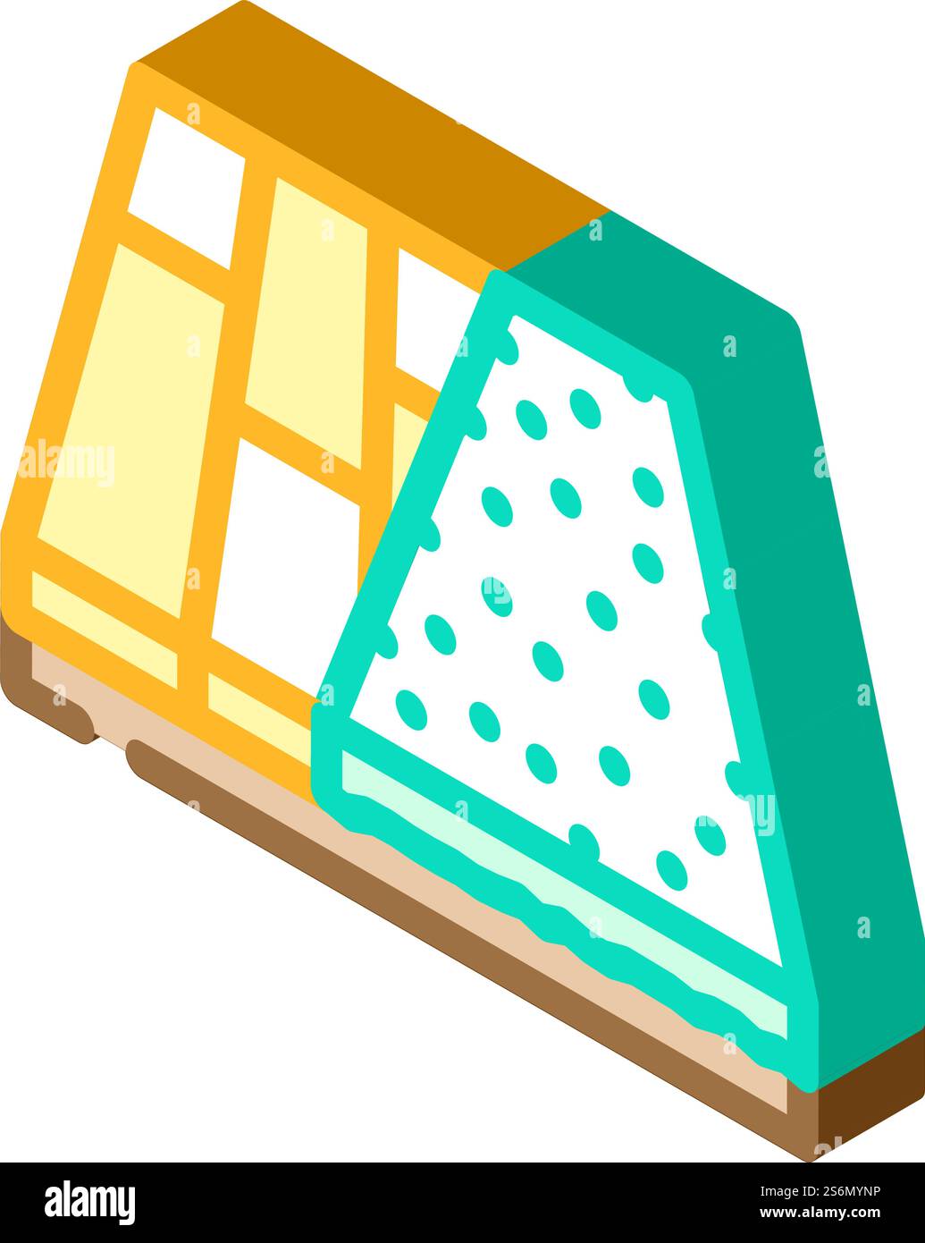 vecteur d'icône isométrique de plancher de divers matériaux. panneau de plancher de matériaux divers. illustration de symbole isolé. illustration vectorielle d'icône isométrique de plancher de divers matériaux Illustration de Vecteur