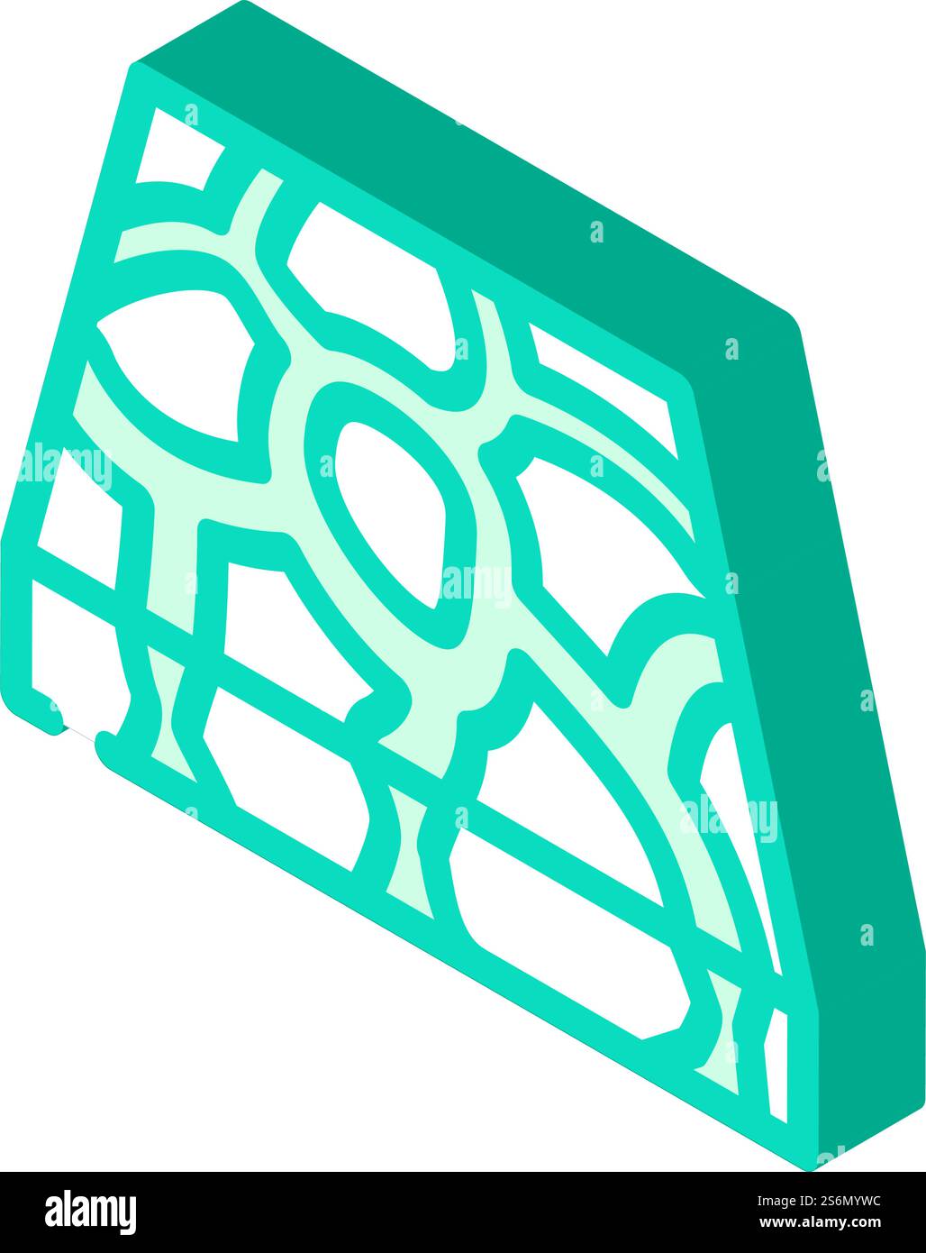 vecteur d'icône isométrique de plancher de pierre. panneau de plancher en pierre. illustration de symbole isolé. illustration vectorielle d'icône isométrique de plancher de pierre Illustration de Vecteur