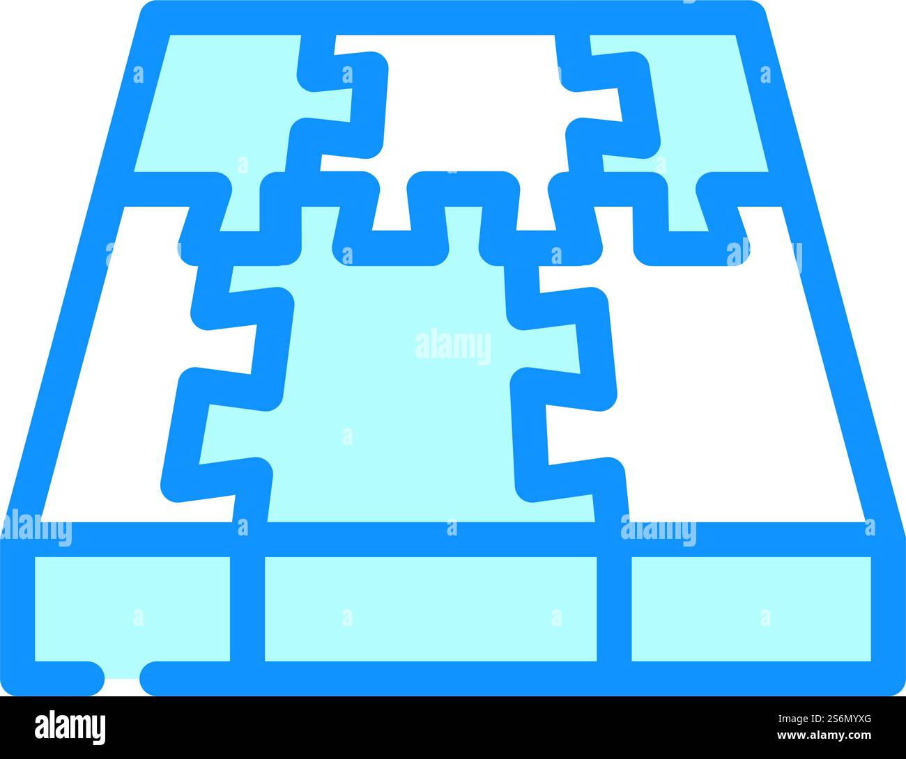 vecteur d'icône de couleur de plancher de couverture en caoutchouc. panneau de plancher en caoutchouc. illustration de symbole isolé. illustration vectorielle d'icône de couleur de plancher de couverture en caoutchouc Illustration de Vecteur